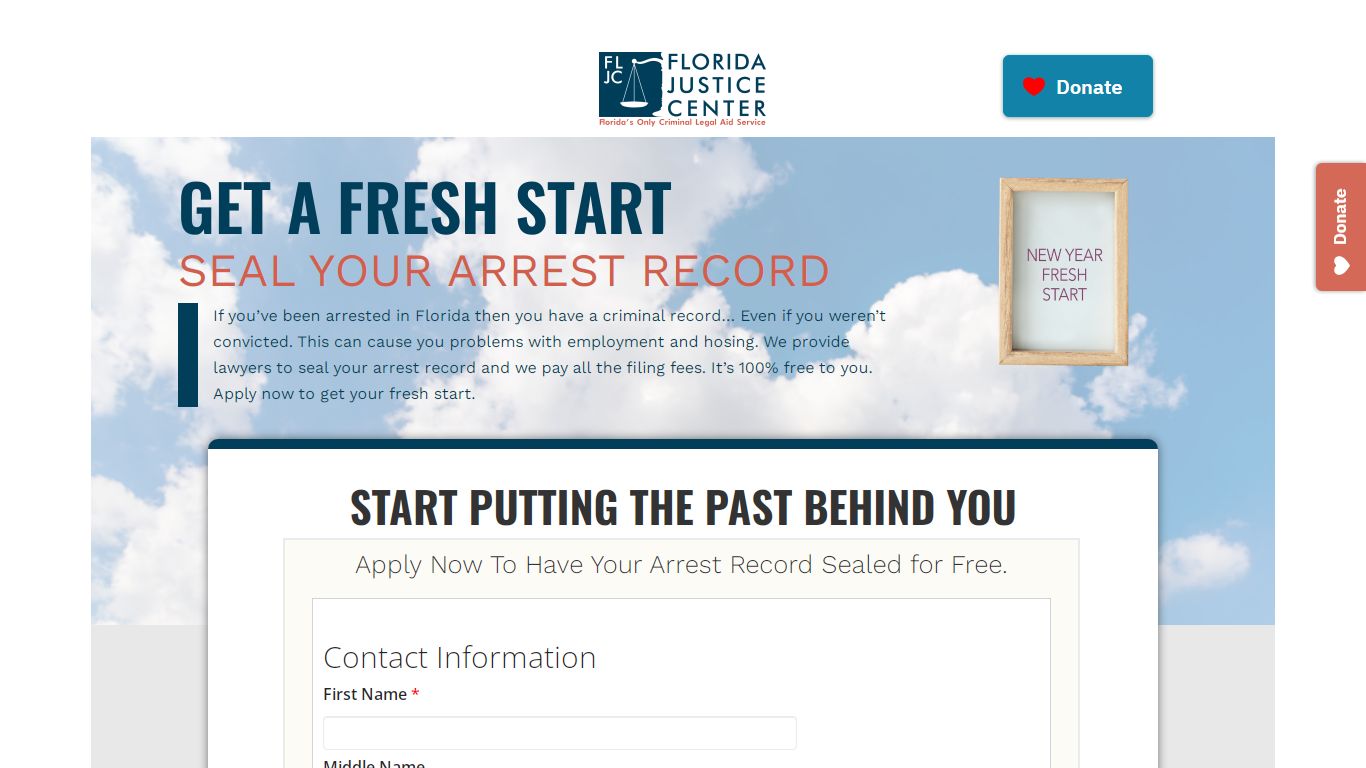 Fresh Start - Seal or Expunge Your Arrest Record for Free - Florida ...